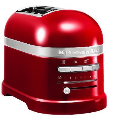 Prajitor de paine KitchenAid 5KMT2204ECA, 2 felii, 2500W (Rosu)