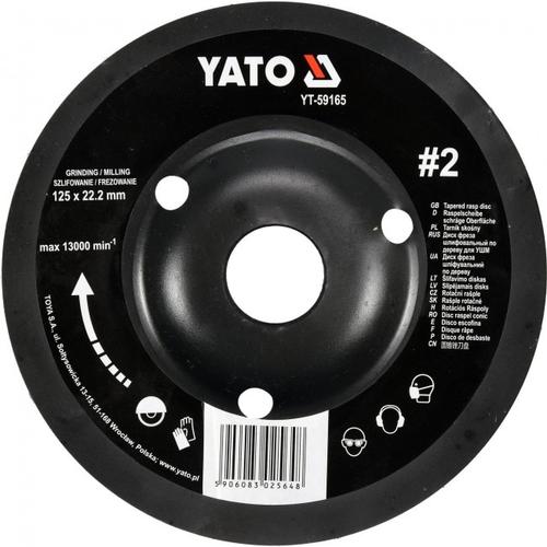Disc Raspel pentru Lemn Yato YT-59165 125X22.2MM