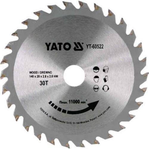 Disc circular pentru lemn Yato YT-60685, 235X24TX25.4mm