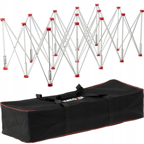 Masa de lucru pliabila Yato YT-37112, 221x113x73cm, 15 picioare reglabile, 1500kg, cu geanta de transport