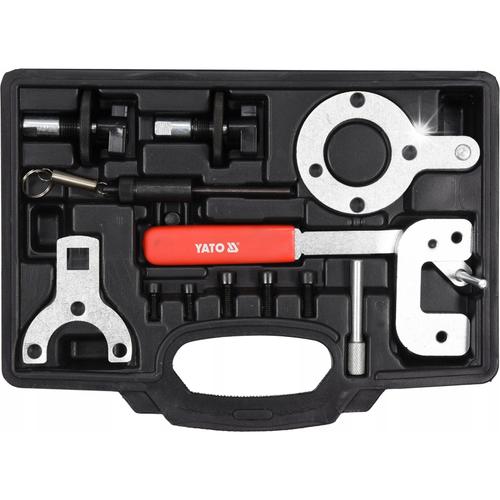 Set blocaje distributie Yato YT-06003, 12 elemente pentru motoare diesel, 1.8 kg, in cutie portabila