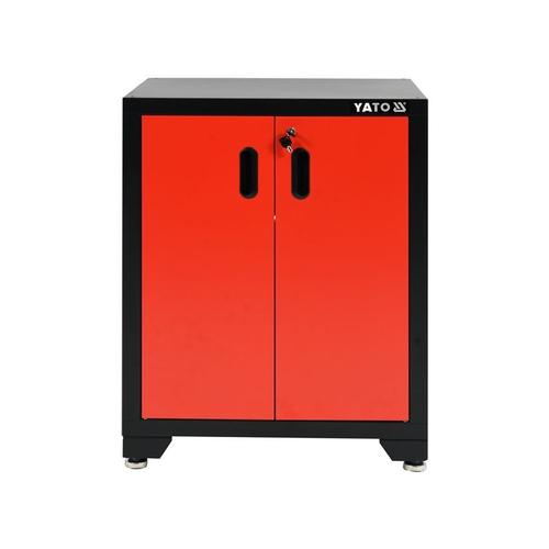 Dulap atelier Yato YT-08934 pentru scule cu 2 usi, 2 sertare 660x457x863 mm
