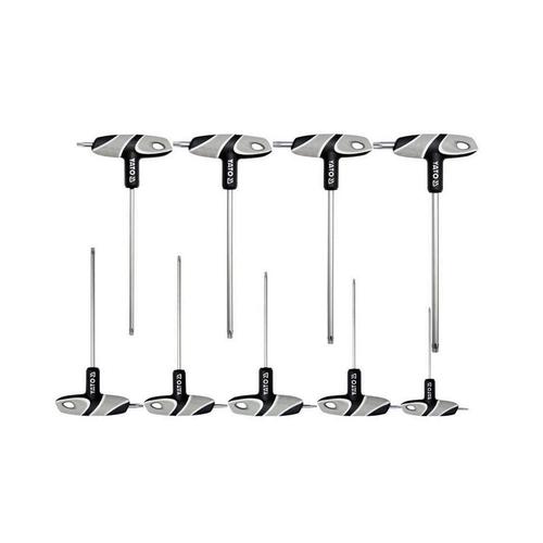 Set torx cu maner tip T, Yato YT-05615, 9 buc, T10-T50