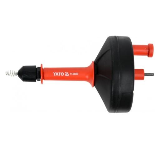 Spirala, sarpe pentru desfundat canalizare YATO YT-24990, diametru 6 mm, lungime 6 m
