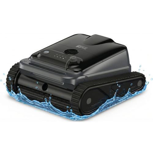 Robot Curatare Piscina iHunt BRO Robo Pool SUPREME, Triple Motor 110W, Turbo Suction, Curăță Podeaua și Linia Apei, Escaladare Pereții, Giroscop, Senzori Ultrasonici Dubli, Filtrare 180µm, Fara Fir