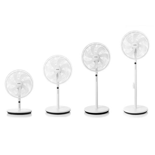 Ventilator cu picior Livoo CSUS500DT, 45W, inaltime reglabila, diametru 35cm, 7 lame, 3 viteze, oscilatie, afisaj led, cronometru, telecomanda, Alb