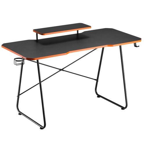 Birou Gaming NanoRS RS170, Cu suport monitor, Max 50 kg (Negru)