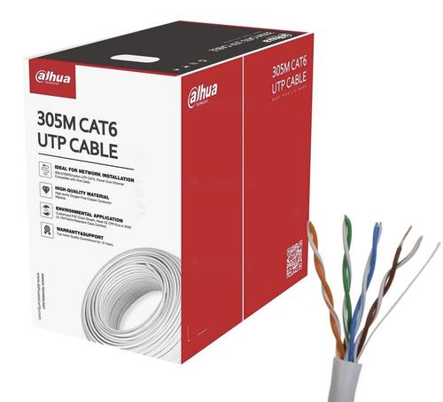 Cablu UTP CAT6 Cupru Dahua PFM923I-6UN-C, 305 m