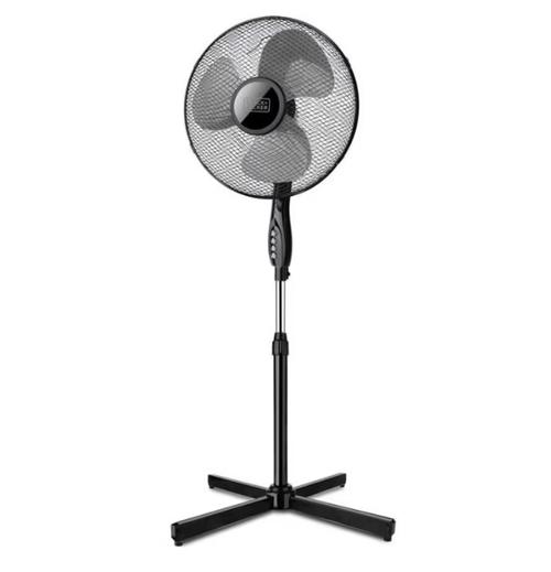 Ventilator cu picior Black & Decker BXEFP41E, 40 W, Functie oscilatie, 3 trepte de viteza, H 125 cm (Negru)