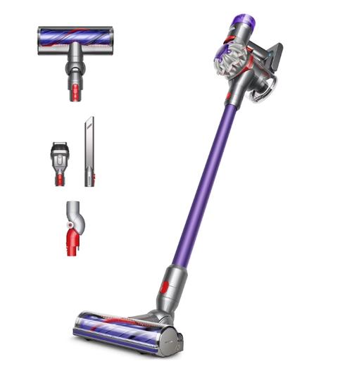 Aspirator vertical Dyson V8 Origin, Fara fir, 425 W, Autonomie 40 min (Argintiu/Mov)