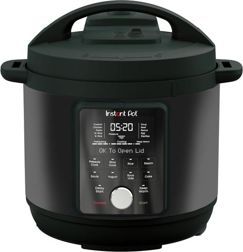Instant Pot Multicooker Duo Plus Whisper Quiet, 1000 W, 5.7 l, 25 programe, 9 functii (Negru)