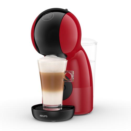 Espressor cu capsule KRUPS NESCAFÉ® Dolce Gusto® Piccolo XS KP1A3510, 15 bari presiune, 1600 W, capacitate rezervor 0.8 l, functie Eco (Negru/Rosu)