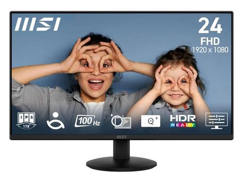 Monitor IPS LED MSI 23.8inch PRO MP242L, Full HD (1920 x 1080), HDMI, DisplayPort, 100 Hz, 1 ms (Negru)