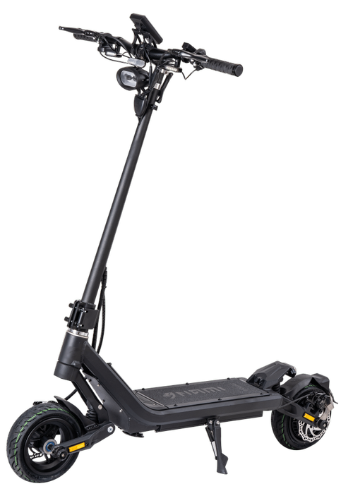 Trotineta electrica Nami Stellar Super, Viteza maxima 25 Km/h, Autonomie 75Km, Putere motor 2 x 1000W, Roti pneumatice 9inch, baterie 52V/24.5Ah (Negru)