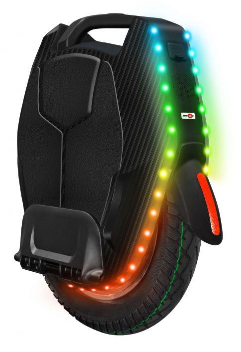 Monociclu electric KingSong KS-16X, Autonomie 140-160km, Motor 2200W, RGB, Roata 16inch, Viteza maxima 50 km/h (Negru)