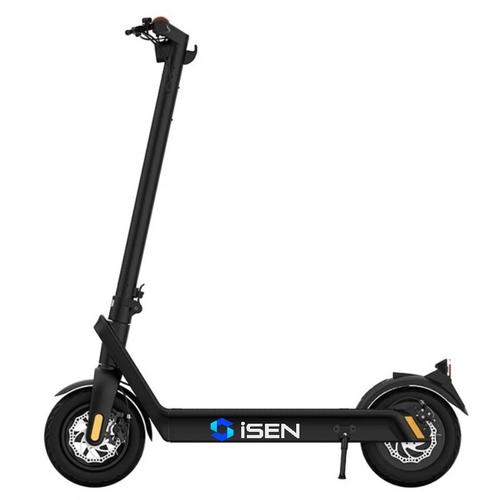 Trotineta electrica pliabila iSEN X9 Plus 2023,  roti 10inch, 500W, autonomie maxima 65km, viteza 36km/h, baterie detasabila 15.6Ah (Negru)