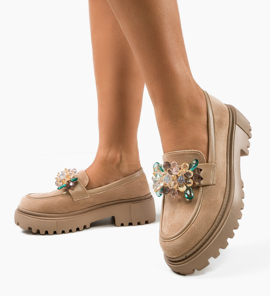 Pantofi Casual Barry Khaki