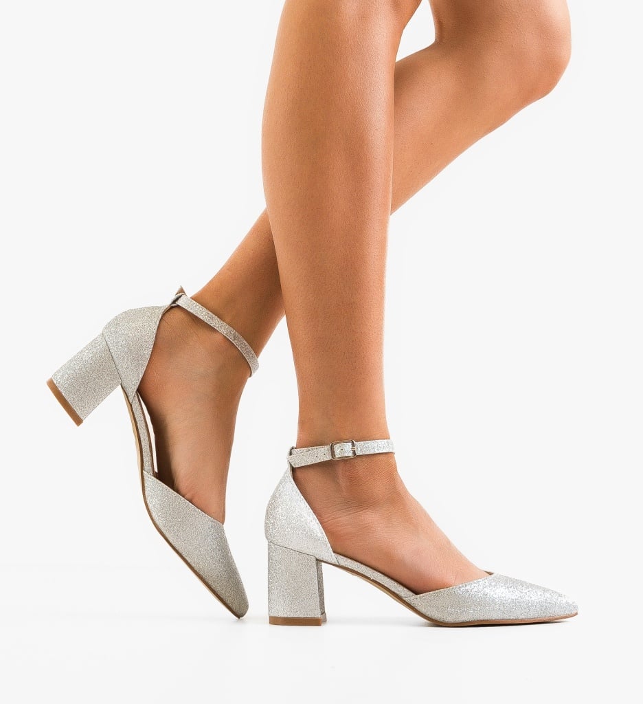 Pantofi dama Oppe Argintii