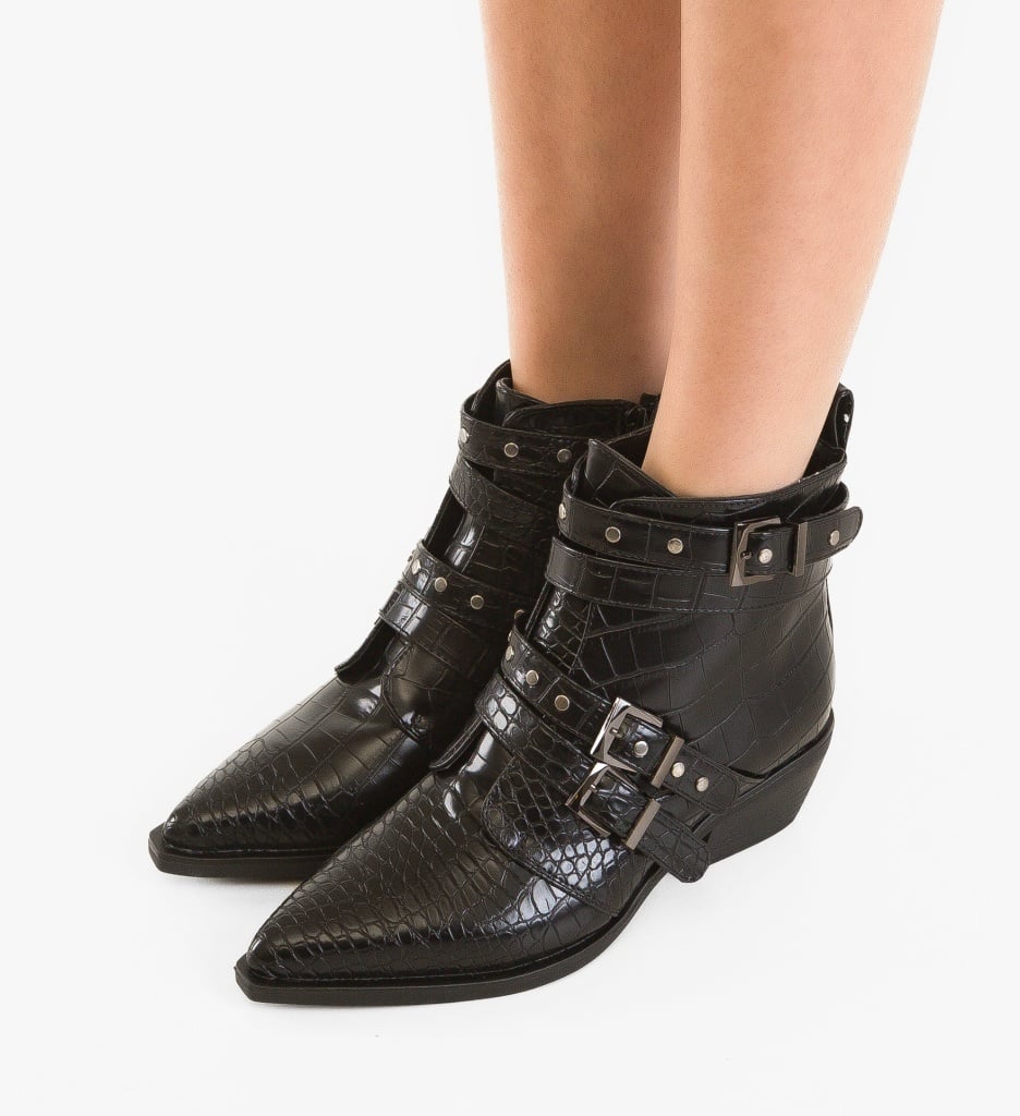 Botine dama Uzoma Negre