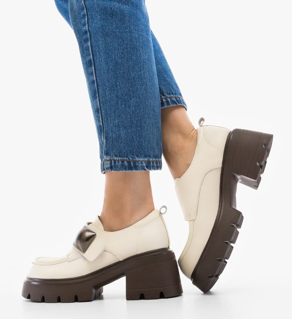 Pantofi Casual Nanyt Bej