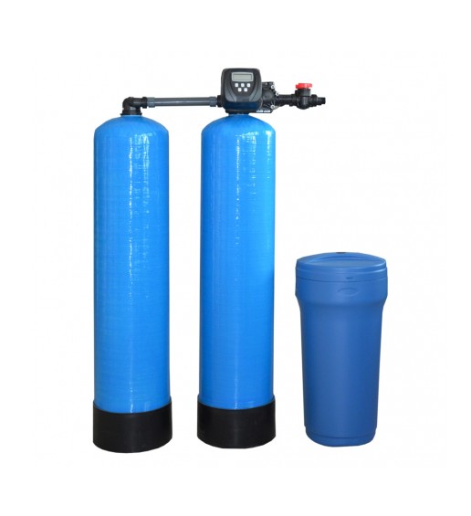 Statie dedurizare aquaPUR SOFT 125 TWIN Q=5,0 mc/h cu by-pass