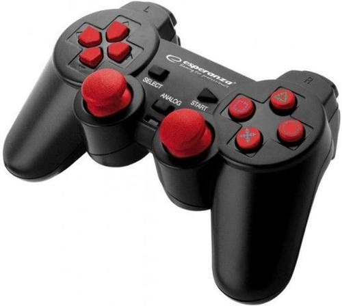 Controller Esperanza EGG106R, PC/PS2/PS3 (Negru/Rosu)