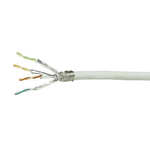 Rola cablu S/FTP Logilink CPV0039, Cat6, cupru-aluminiu, 100 m, AWG23, dublu ecranat, Alb