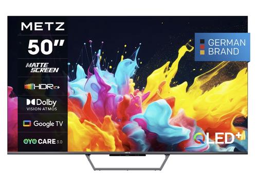 Televizor QLED Metz 127 cm (50inch) 50MQE7600, Ultra HD 4K, Smart TV, Google TV, WiFi, CI+