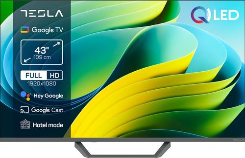 Televizor QLED Tesla 109 cm (43inch) Q43E665GFS, Full HD (1920 x 1080), Smart TV, WiFi, CI+