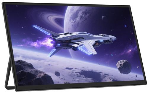 Monitor Portabil IPS LED Zeuslap 18.5inch Z18S, Full HD (1920 x 1080), HDMI, USB-C, 100 Hz, 4 ms (Negru)