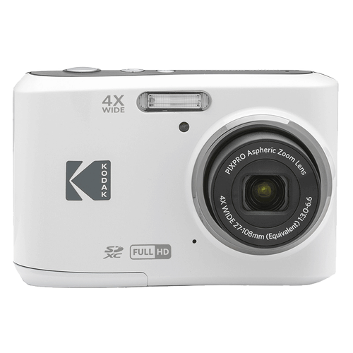 Aparat Foto Kodak PixPro FZ45,16 MP, Zoom 4X, Vlogging, Full HD – 1080p (Alb)