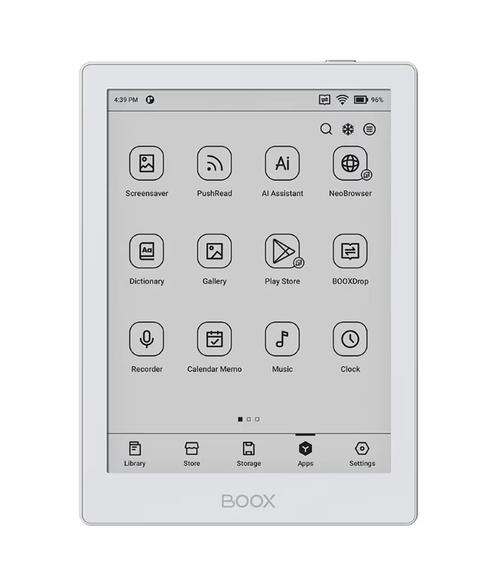 eBook Reader Onyx Boox Go 6inch, Ecran HD Carta 1300 6inch, 2GB RAM, 32GB Flash, Wi-Fi, Bluetooth, USB-C, Android 11 (Alb)