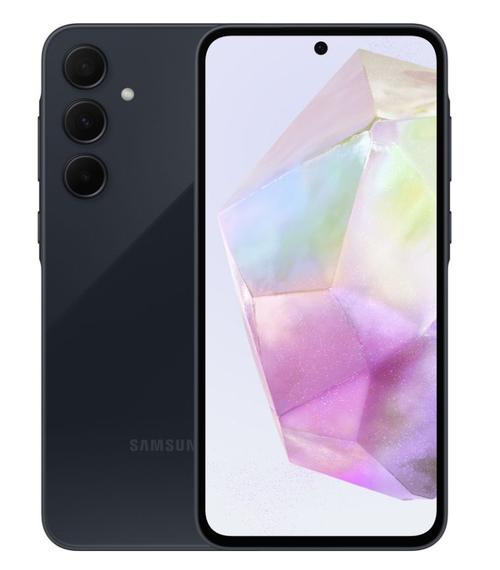Telefon Mobil Samsung Galaxy A35, Procesor Exynos 1380 Octa-Core, Super AMOLED touchscreen 6.6inch, 6GB RAM, 128GB Flash, Camera Tripla 50+8+5MP, Wi-Fi, 5G, Dual Sim, Android (Albastru inchis)