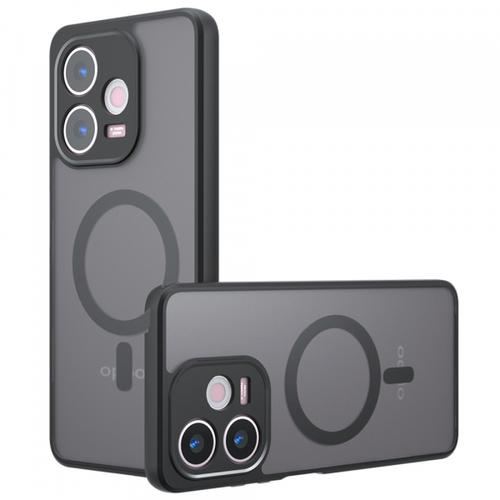 Husa MagSafe pentru Oppo A5 Pro 4G / A5 Pro, Techsuit, PureFrost, Neagra