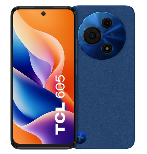 Telefon Mobil TCL 605, Procesor Mediatek Helio G81 Octa-Core, IPS LCD Capacitive Touchscreen 6.7inch, 8GB RAM, 256GB Flash, Camera 50 MP, Wi-Fi, 4G, Dual Sim, Android (Albastru)