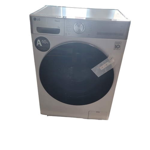 Masina de spalat rufe LG F2WR909P3W, 9 kg, 1200 rpm, Clasa A, Motor Direct Drive, Steam+, Smart Diagnosis (Alb)