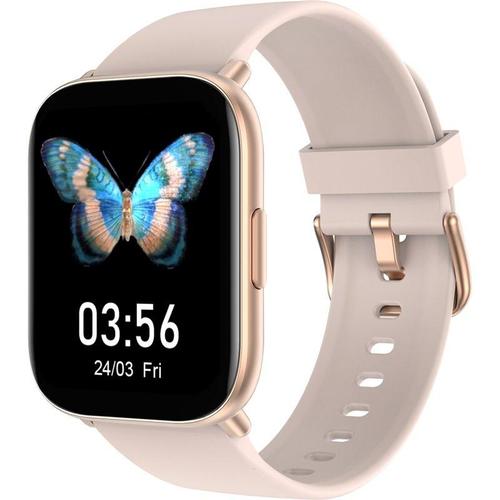 Smartwatch Oromed ORO Fit Pro GT, Ecran AMOLED 1.78inch, Bluetooth, Ritm cardiac, Giroscop, Notificari Waterproof 3ATM  (Roz)