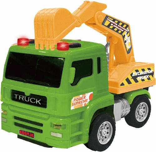 Masinuta Excavator CEVODLE L&S, 1/24, 15cm, Verde