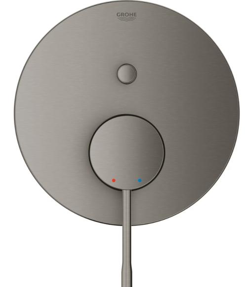 Unitate comanda Grohe Essence 24058AL1, aparenta, diverter, 2 iesiri, necesita valva, mat, Gri grafit