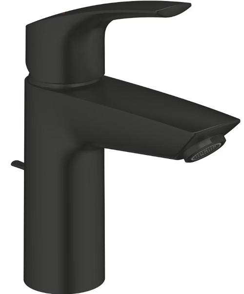 Baterie lavoar Grohe Eurosmart 332652433, S, 169 mm, ventil, mat, Negru