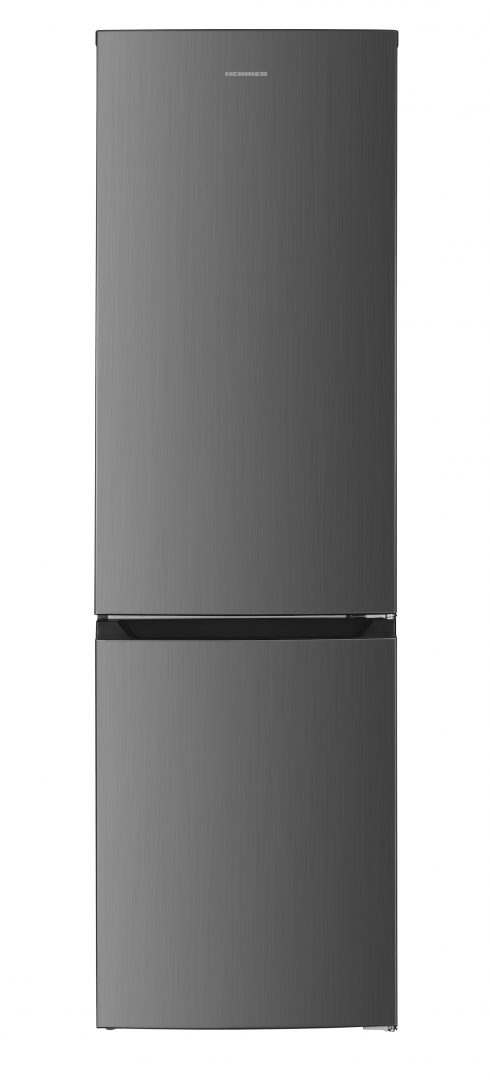 Combina frigorifica HEINNER HCNF-HM253INVXD, 253 L, Clasa D, No Frost, Compresor Inverter, Lumina LED (Inox)