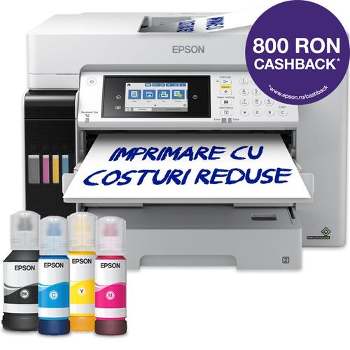 Multifunctional Inkjet Color Epson EkoTank Pro L15180, Wi-Fi, A3, ADF, Duplex