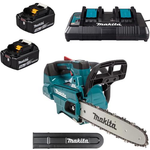 Fierastraie cu lant Makita DUC406PT2B, 2x18V, 40cm, 2x5Ah, XPT, 20,6m/s