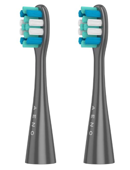 Rezerva periuta de dinti electrica AENO, compatibile cu DB10G (ADB0010G), 2 buc, Gri