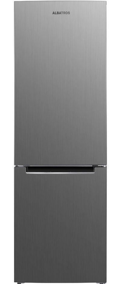 Combina frigorifica Albatros CFX395E, 315 L, Clasa E, H 186 cm (Argintiu)