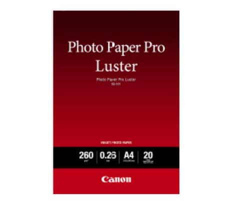 Hartie foto CANON Luster, A4, 20 coli