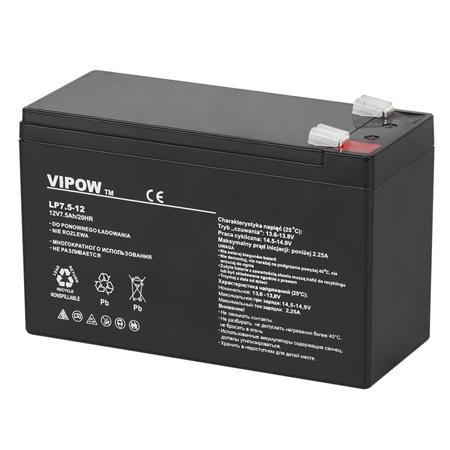 Acumulator gel plumb Vipow BAT0214, 12 V / 7.5 Ah