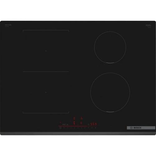 Plita incorporabila BOSCH PVS731HB1E, Inductie, 6900 W, 4 zone, CombiZone, 71 cm (Negru)