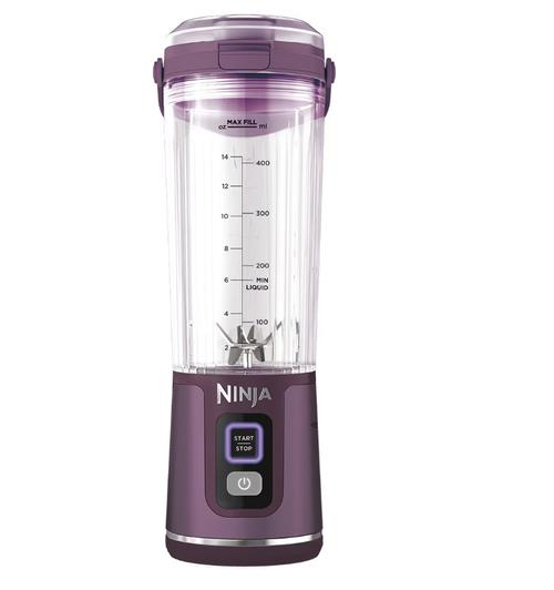 Blender fara fir Ninja Blast BC151EUPR, 300W, 530 ml, baterie li-ion (Mov)