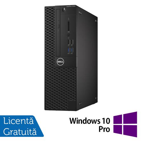 Calculator Sistem PC Refurbished DELL OptiPlex 3050 SFF, Intel Core i5-6500 3.20GHz, 8GB DDR4, 240GB SSD + Windows 10 Pro